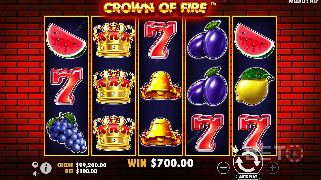 Recenzja Crown of Fire od BETO Slots