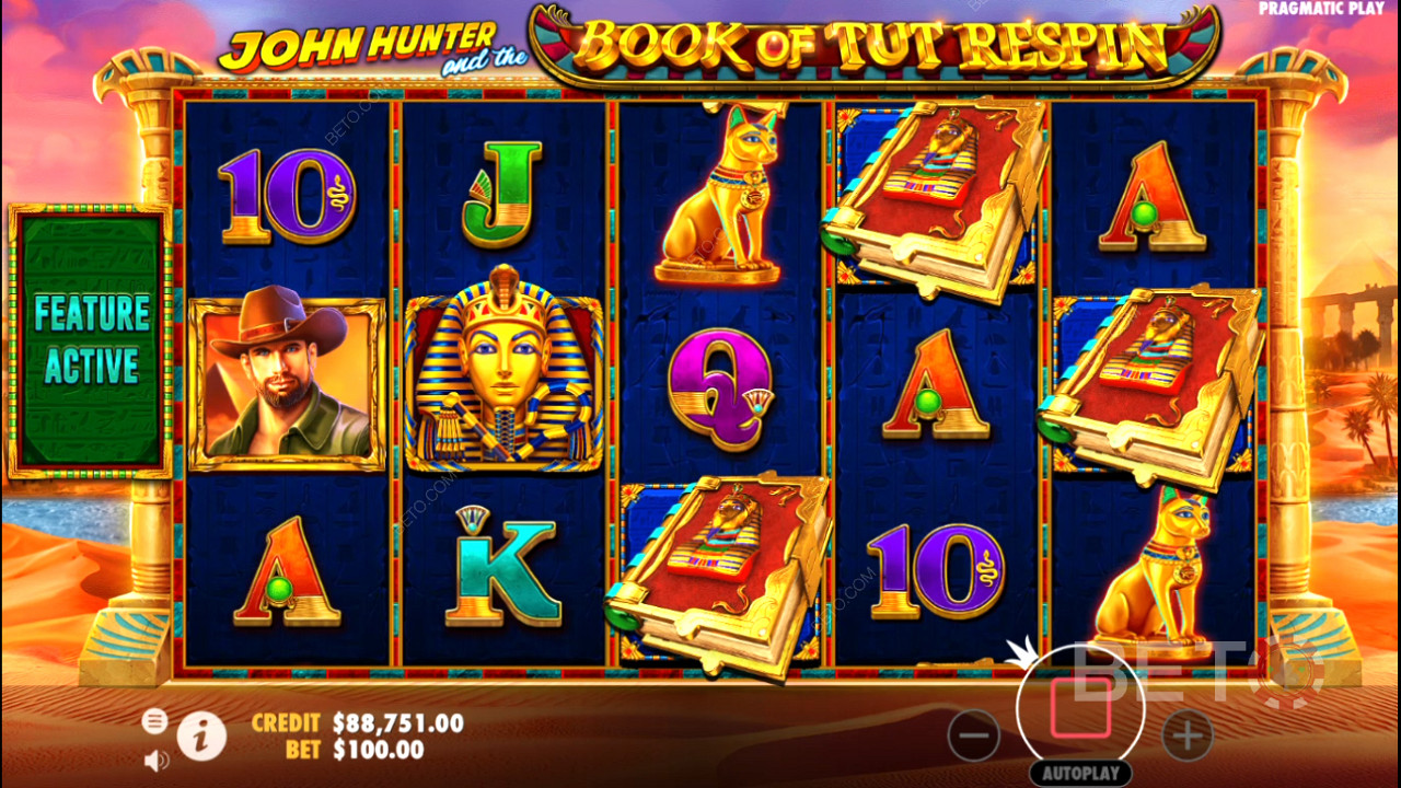 John Hunter and the Book of Tut Respin Graj Za Darmo