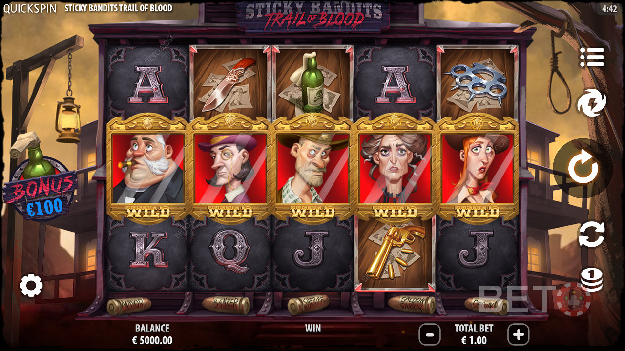 Sticky Bandits Trail of Blood Graj Za Darmo