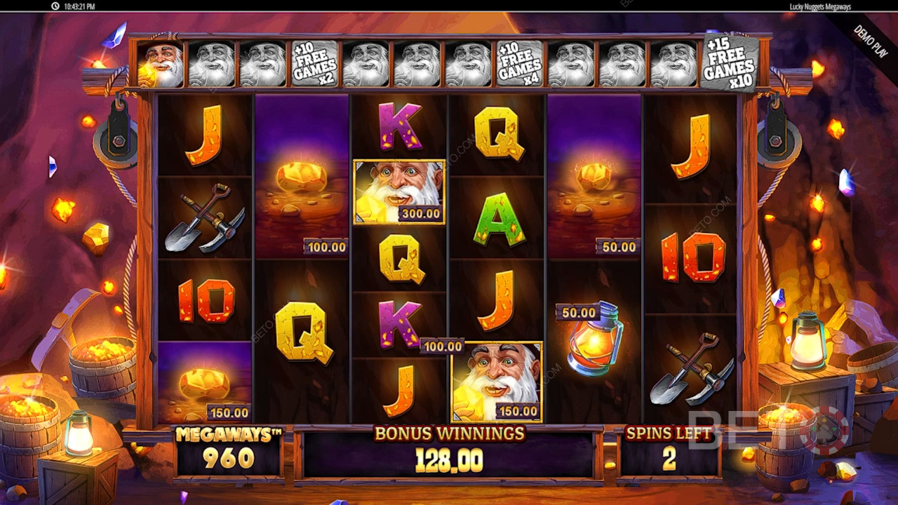Recenzja Lucky Nuggets Megaways od BETO Slots