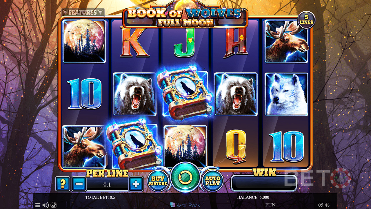 Book Of Wolves - recenzja Full Moon od BETO Slots