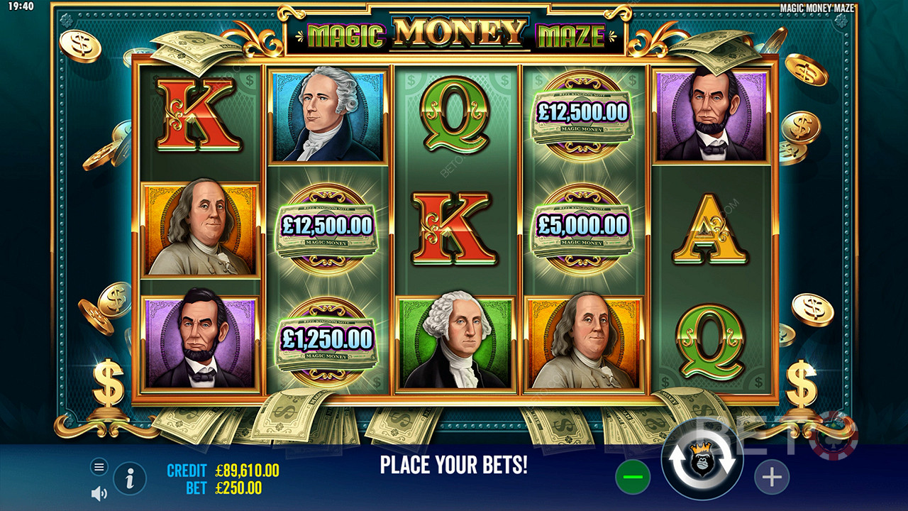 Recenzja Magic Money Maze od BETO Slots