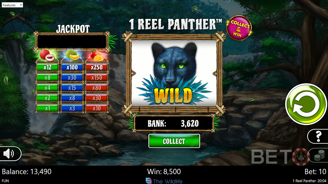 Recenzja 1 Reel Panther od BETO Slots