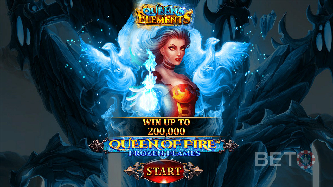 Wygraj do 2 000x swojej stawki na slocie Queen of Fire - Frozen Flames