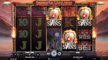 Automat Immortal Warlords - Darmowa gra i recenzje (2025)