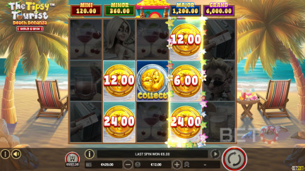 Automat The Tipsy tourist: Beach Bonanza - Darmowa gra i recenzje (2025)