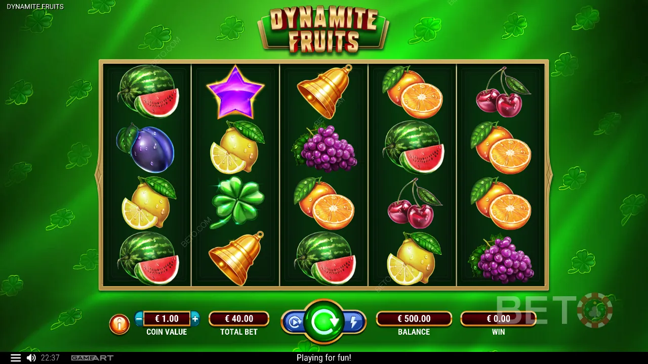 Przykładowy gameplay Dynamite Fruits