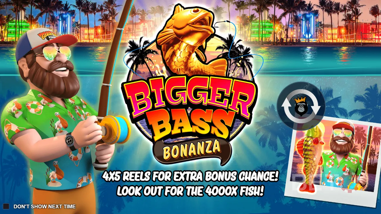 Gameplay slotu Bigger Bass Bonanza