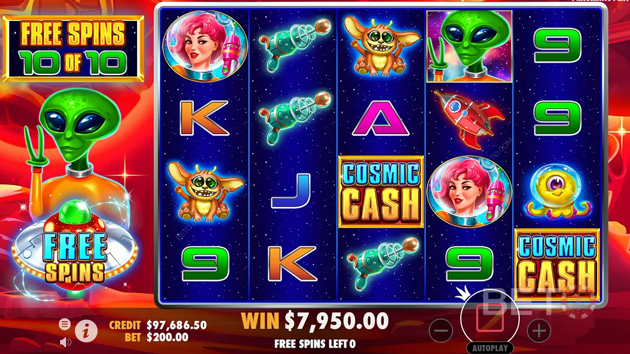 Gra w kasynie Cosmic Cash